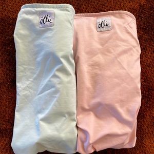 Ollie swaddles